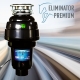 טוחן אשפה 1.25 כוח סוס Eliminator Premium